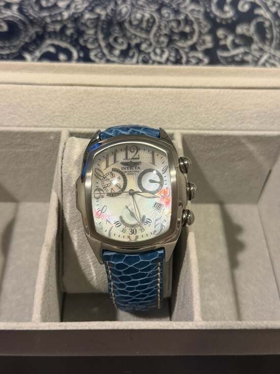 Invicta Other - Invicta Lupah Dragon Swiss Chronograph White Mother of Pearl Dial Watch 2498